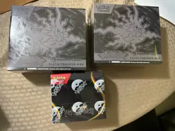 Pitch Black Booster Box and 2 Pitch Black Pokemon Center ETB - Image 1