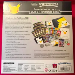 Pokemon Center 25th Anniversary Celebrations ETB *New & Factory Sealed w/ Case* - Image 3