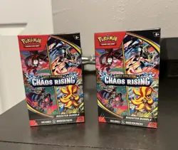 Pokemon TCG Mega Evolution Chaos Rising Booster Bundle Box Lot of 2 - Image 1