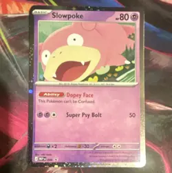 ME Mega Evolution Promo Slowpoke 086 Holo Promo Eng 80 HP Psychic Basic - Image 1