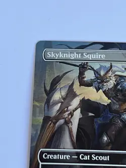 Skyknight Squire 301 MTG Foundations 2024 Mint - 9.0 + Borderless Rare - Image 5