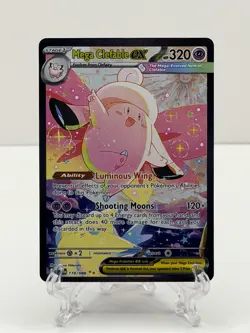 🔥Pokemon TCG-Mega Clefable ex-119/088-Me03: Perfect Order-SIR-M/NM!OC StampU🔥 - Image 1