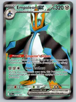 Pokemon TCG ME02: Phantasmal Flames Empoleon ex 114/094 Ultra Rare 2025 - Image 1