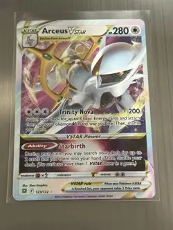 2022 Pokemon - Brilliant Stars Arceus VSTAR #123/172 - Image 1