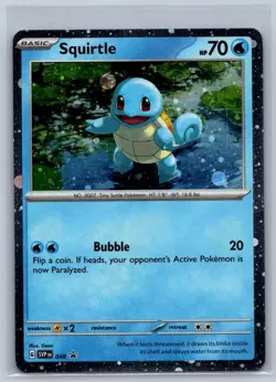 Squirtle (Cosmos Holo) 048 Promo Scarlet & Violet Promo Pokemon Near Mint - Image 1
