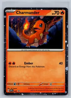 Charmander (Cosmos Holo) 047 Promo Scarlet & Violet Promo Pokemon Near Mint - Image 1