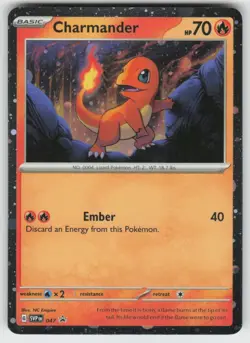 Charmander (Cosmos Holo) 047 Promo Scarlet & Violet Promo Pokemon Near Mint - Image 1