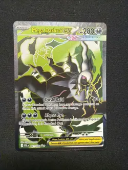 Mega Darkrai EX Full Art Holo Ultra Rare EX PBL 101/084 Pokemon TCG - Image 1