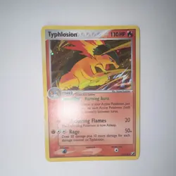 Pokemon TCG Typhlosion EX Unseen Forces Holo Rare 110 HP Eng 2005 17/115 - Image 2