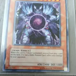 Konami Yu-Gi-Oh! TCG Caius the Shadow Monarch SDDE-EN001 Effect EN 2400/1000 - Image 3
