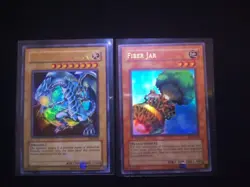 Yugioh Blue Eyes White Dragon JMP 001 & LOD 056 Fiber Jar 1st Edition - Image 1