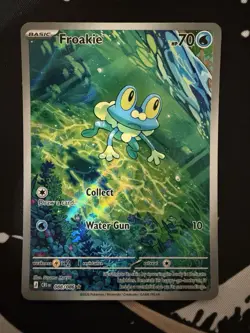 Pokemon Froakie 88/86 Mega Evolution Illustration Rare Chaos Rising NM - Image 1
