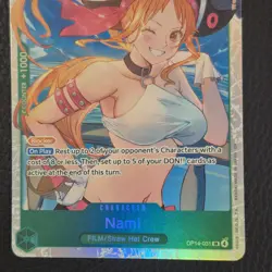 Nami SR OP14-031 The Azure Sea's Seven Foil One Piece TCG - Image 3