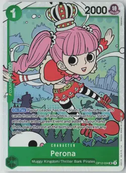 PERONA OP12-034 SUPER RARE LEGACY OF THE MASTER ONE PIECE NM - Image 1