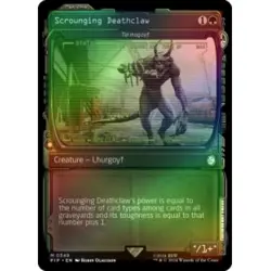 FOIL SCROUNGING DEATHCLAW (TARMOGOYF) (SHOWCASE) Universes Beyond: Fallout MTG - Image 1