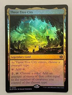 Three Tree City Foil - Bloomburrow MTG Magic the Gathering - Image 1