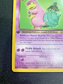 Dark Slowbro 29/82 1st Edition Team Rocket Pokemon LP - Pokemon Card - Image 5