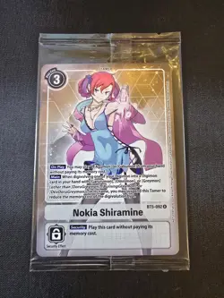 Nokia Shiramine SEALED FOIL Box Topper - BT5-092 - Digimon Card Game - Image 1