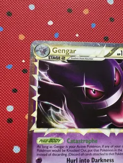 Gengar Prime HeartGold SoulSilver Triumphant Holo Card Pokemon EX/NM Condition - Image 3