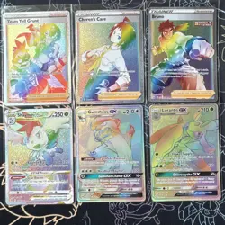 Pokemon TCG-Vstar GX Mixed Lot Of 6 Holo-Rainbow Hyper Rare/legendary Cards X6 - Image 1