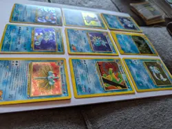 Nintendo Pokemon TCG 9-Card Water Holo Prerelease Lot Poliwrath Vaporeon - Image 3