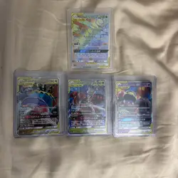 Pokemon Sun & Moon Tag Team GX 4 Card Lot - Image 1
