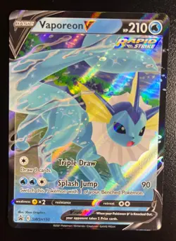 Vaporeon V - Promo SWSH: Sword & Shield Promo Cards SWSH150 NM - Image 1