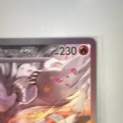 Reshiram EX 166/086 Full Art Holo Ultra Rare Pokemon TCG Card - English - Image 4