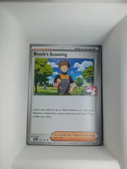 Brock's Scouting (League Stamp) 146/159 Prize Pack Series Cards Pokemon NM - Image 1