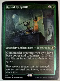 Raised by Giants (Foil Etched) Commander Legends: Battle for Baldur's Gate Foil - Image 1