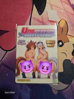 Agnes Tachyon Gold Ship Uamusume: Pretty Derby Custom Glow Waifu Card Fan Art - Image 1