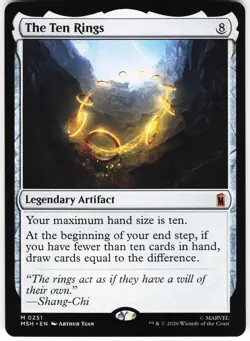 The Ten Rings 251 Mythic Marvel Super Heroes Magic: The Gathering Near Mint - Image 1