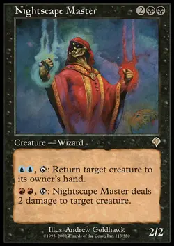MTG NIGHTSCAPE MASTER EXC - MAESTRO TENEBROLOGO - INV - MAGIC - Image 1