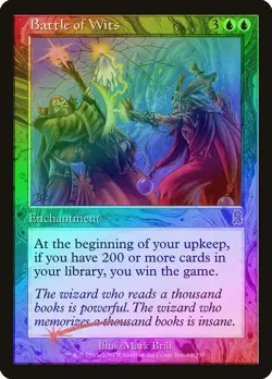 Battle of Wits FOIL Odyssey PLD Blue Rare MAGIC THE GATHERING CARD ABUGames - Image 1