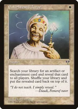 MTG [MIR-19 LP] Enlightened Tutor - Image 1