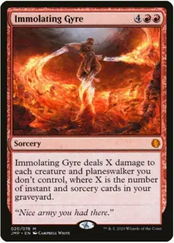 1 x Immolating Gyre - Jumpstart - LP - Magic The Gathering - MTG - Image 1