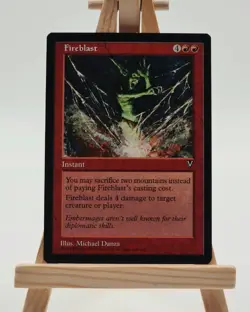 Fireblast Visions Magic Karte MTG englisch (Feuerstoß) - Image 1