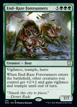 x1 End-Raze Forerunners R MTG Commander: Kaldheim M/NM, English - Image 1