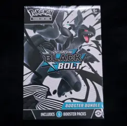 Pokemon TCG Scarlet & Violet Black Bolt Booster Bundle 6 Packs 2025 Zekrom - Image 1