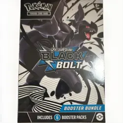 Pokemon TCG Scarlet & Violet Black Bolt Booster Bundle 6 Packs English 2025 - Image 1