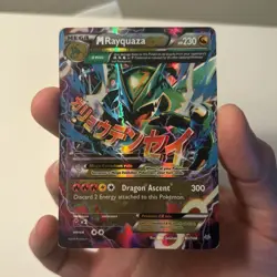 M Rayquaza EX 61/108 Roaring Skies Full Art Holo Ultra Rare Japanese 2015 - Image 1