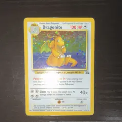 Pokemon TCG Dragonite Holo Rare Card 4/62 Fossil Set, Unlimited, HP - Image 3