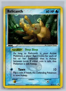 Relicanth 24/101 Rare Hidden Legends Pokemon Reverse Holo Damaged - Image 1
