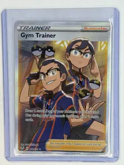 Pokemon TCG Gym Trainer 191/195 Silver Tempest Ultra Rare Full Art Holo NM - Image 1