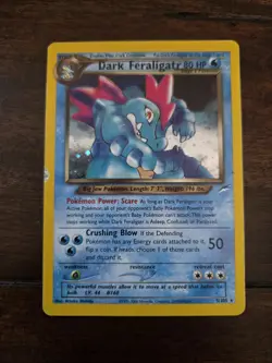 Pokemon Dark Feraligatr 5/105 Neo Destiny Rare HP/DMG *See Photos* - Image 1