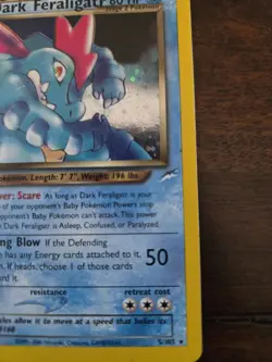 Pokemon Dark Feraligatr 5/105 Neo Destiny Rare HP/DMG *See Photos* - Image 4