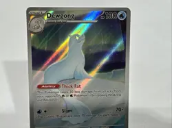 Pokemon TCG Dewgong 097/094 Illustration Rare Full Art - Image 3