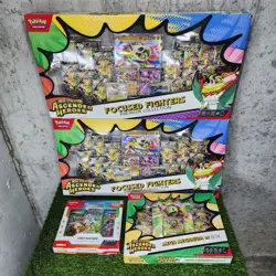 Pokemon Ascended Heroes 4 Box Bundle Focused Fighters Meganium First Partner - Image 1