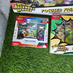 Pokemon Ascended Heroes 4 Box Bundle Focused Fighters Meganium First Partner - Image 3