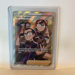 2022 Pokemon Gym Trainer (Full Art) 191/195 Sword & Shield Silver Tempest Holo - Image 1